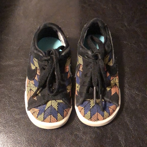 Nike Blazer Low N7 Suede Black Citron Pulse Size 5C - Picture 10 of 16